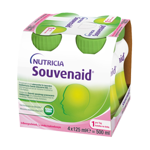Souvenaid truskawkowy 4x125ml
