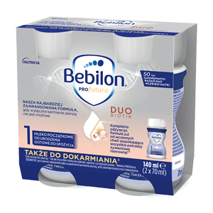 Bebilon PROfutura DUOBIOTIK 1 140ml (2x70ml) mleko początkowe w płynie