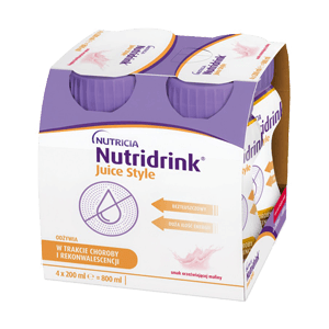 Nutridrink Juice Style o smaku orzeźwiającej maliny