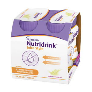 Nutridrink Juice Style o smaku gruszki i kwiatu bzu